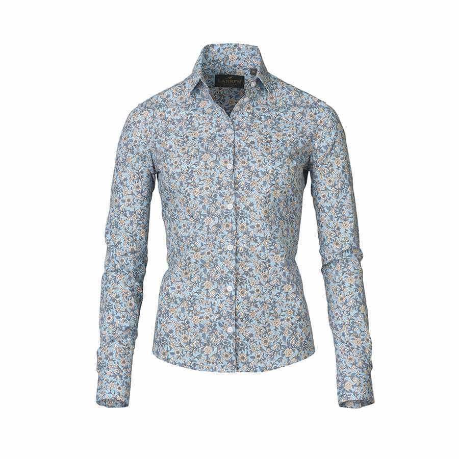 Laksen Sporting <br> Flora Shirt Blue