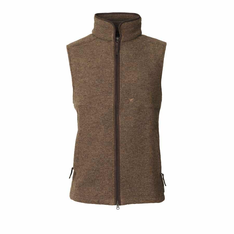 Laksen Sporting <br> Isla Vest Felted Wool Camel