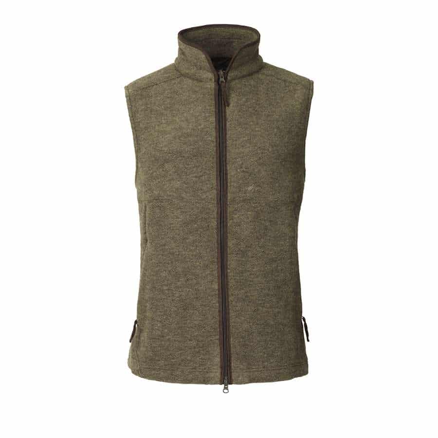Laksen Sporting <br> Isla Vest Filted Wool Olive
