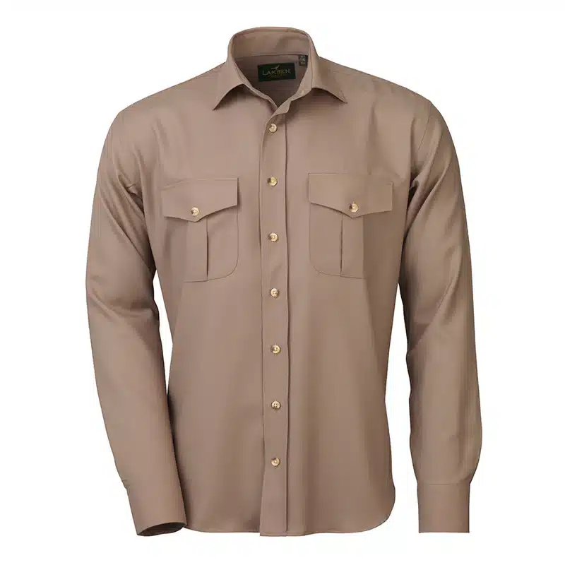 Laksen Sporting <br> Lancaster Wool Shirt Sand