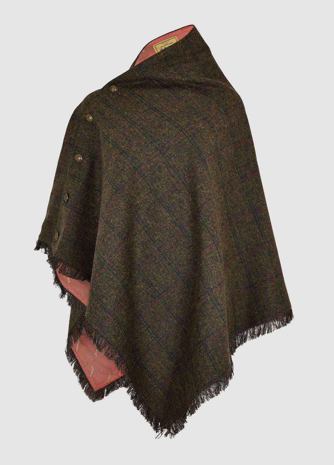 Dubarry <br> Hazelwood Tweed Poncho Hemlock