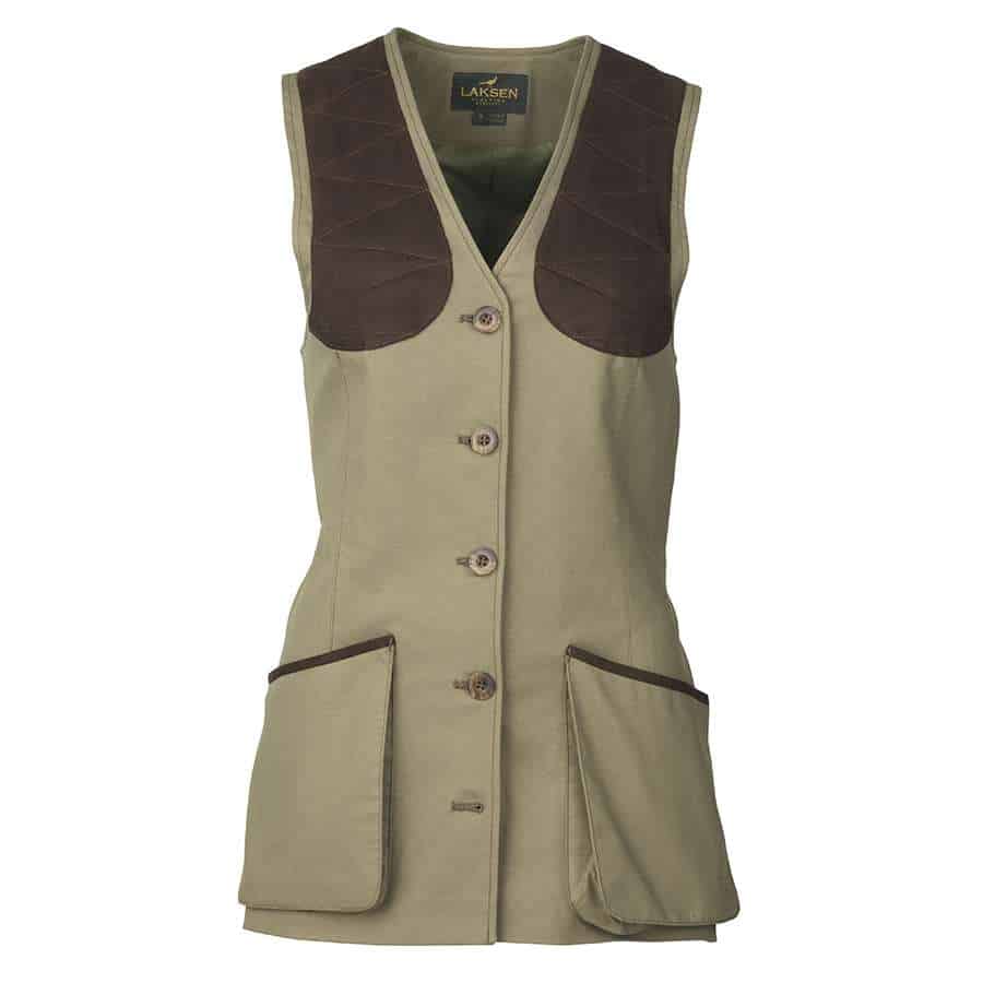 Laksen Sporting <br> Cottonwoods Lady Beauly Shooting Vest – Plantation Green
