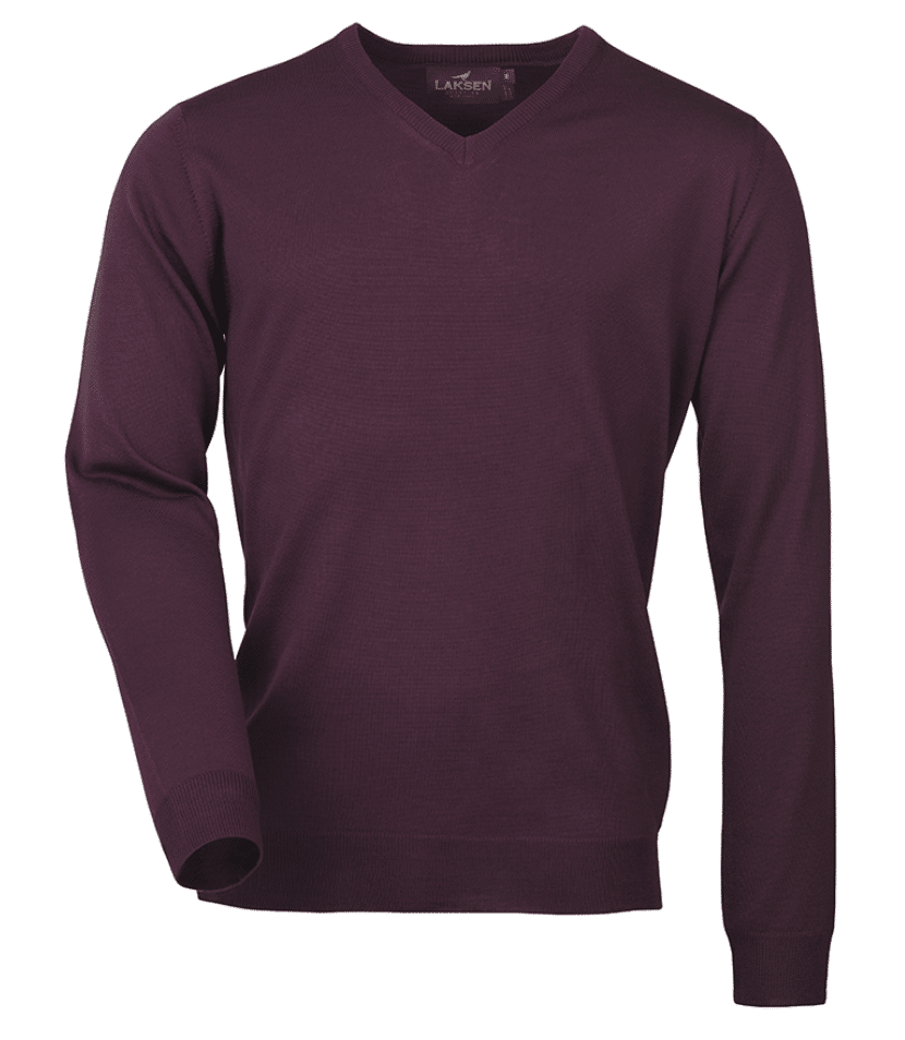 Laksen Sporting <br> Sussex V Neck Heather