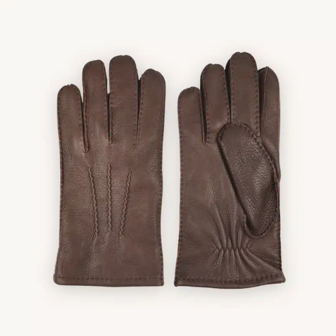 Portia <br> Deerskin Gloves Cognac