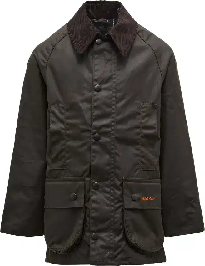 Barbour Boys Beau Wax Olive