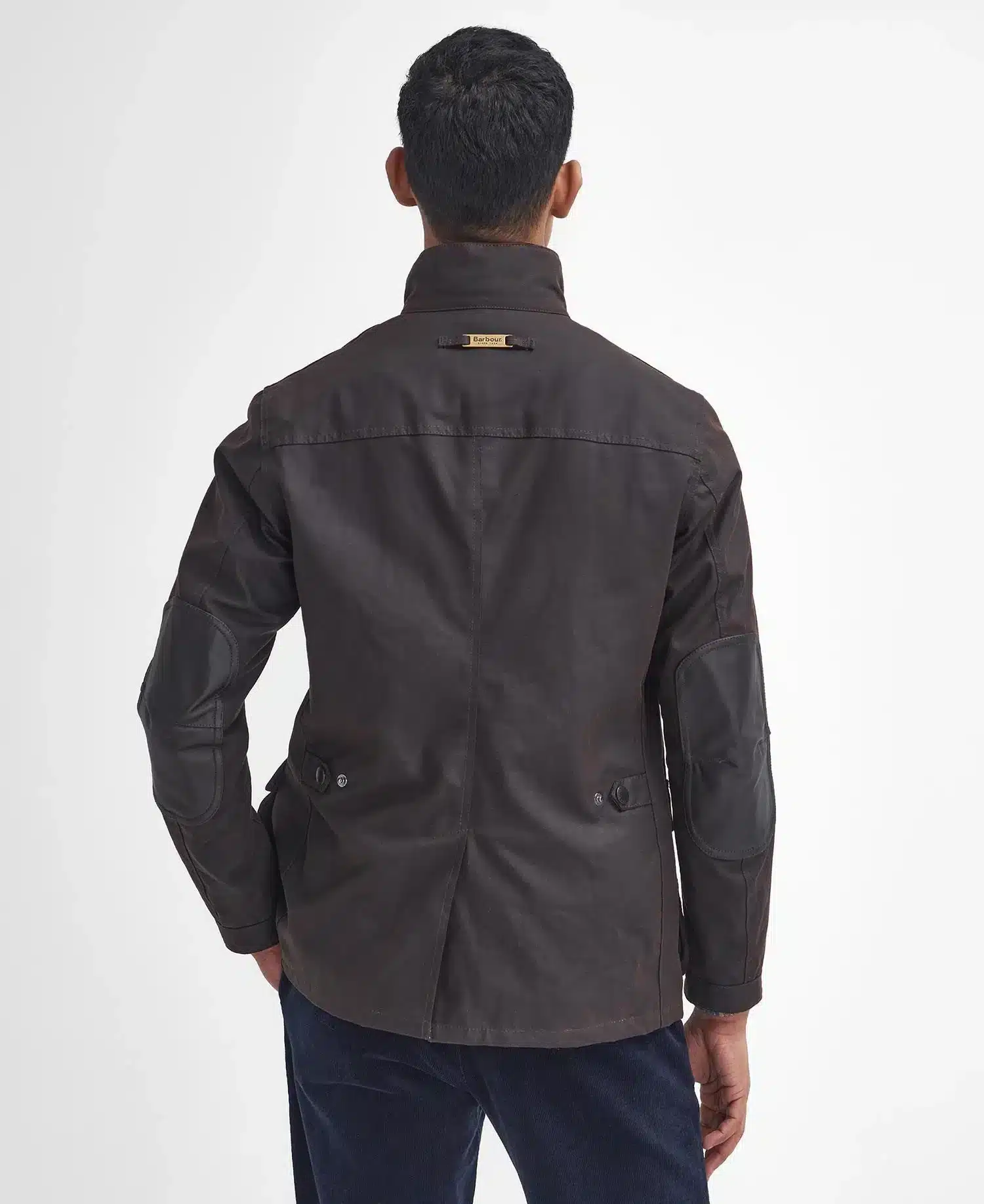 Barbour Ogston Waxed Jacket Rustic - Image 4