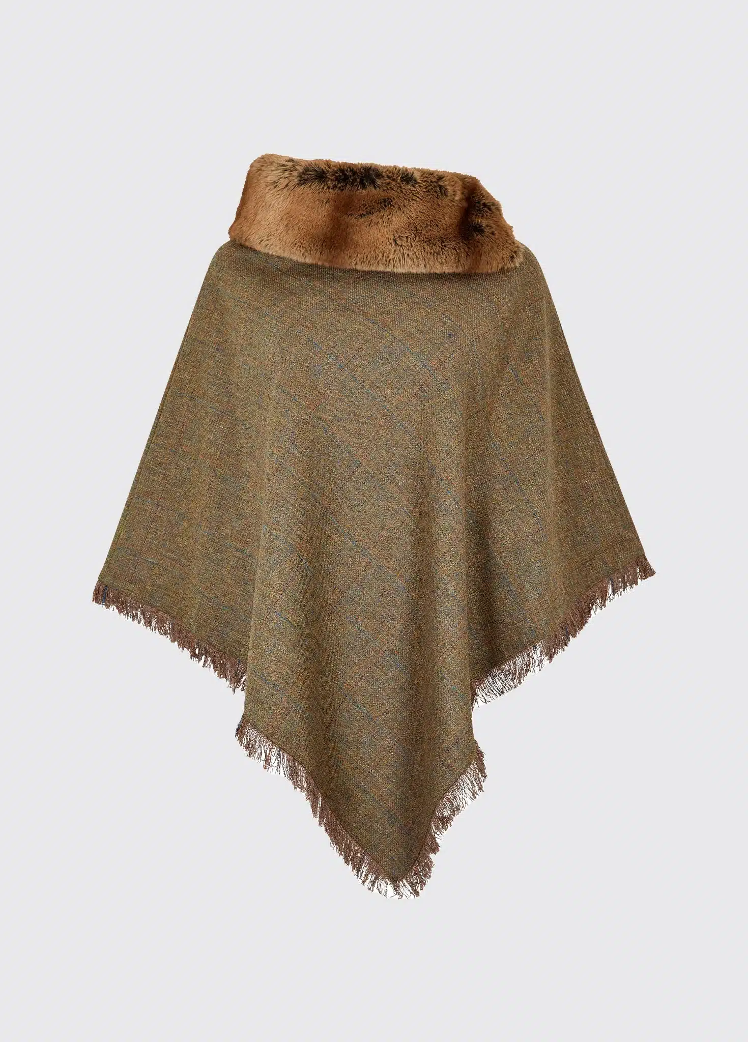 Dubarry <br> Silverfir Tweed Poncho - Burren