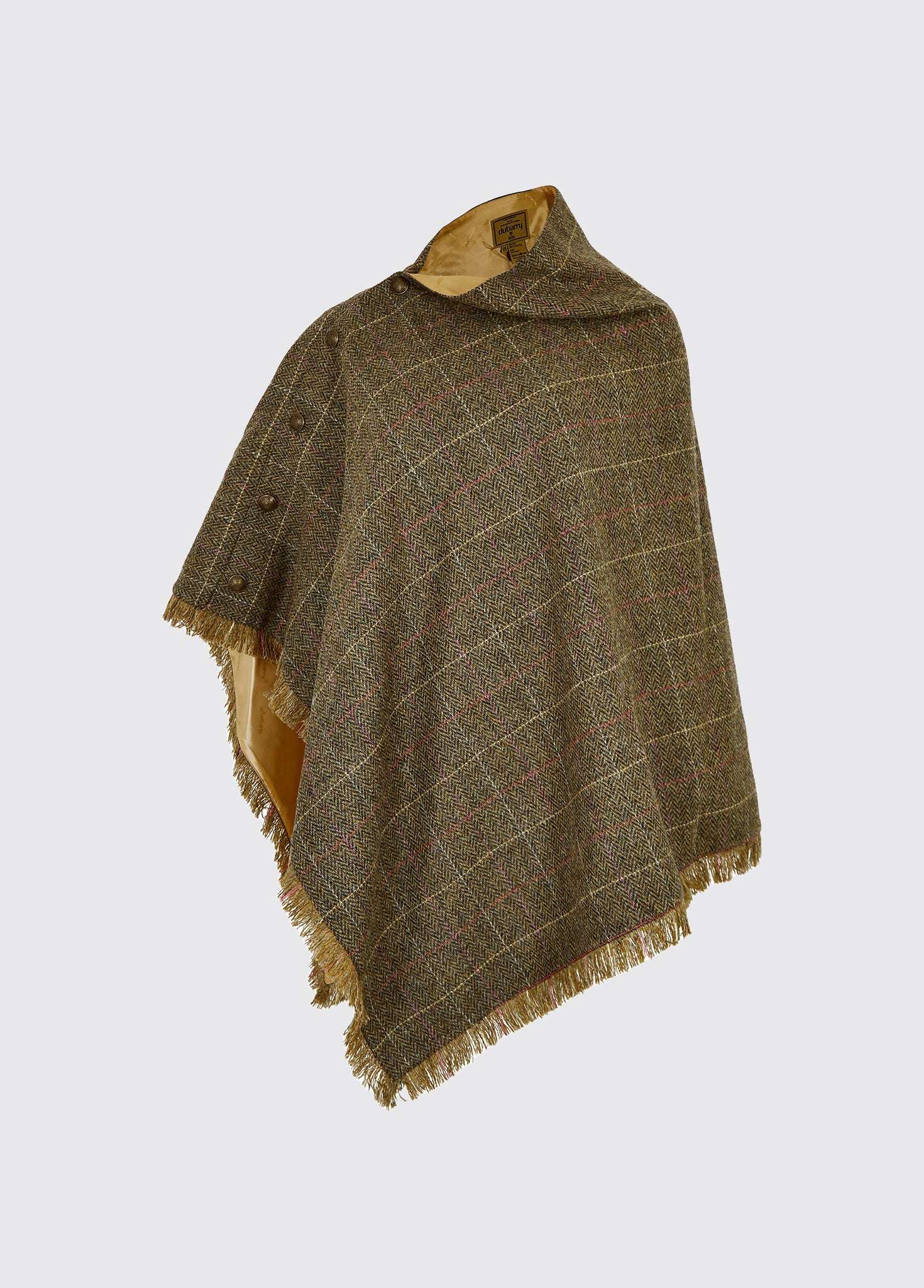 Dubarry <br> Hazelwood Tweed Poncho Thistle