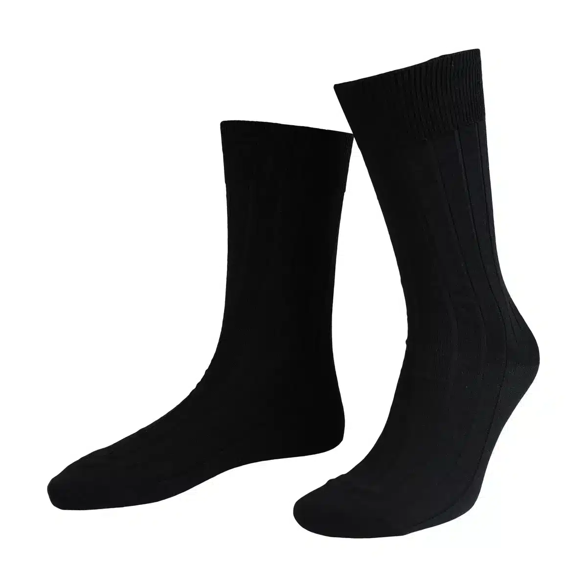 House Of Amanda Christensen <br> Wide Rib Sock Black