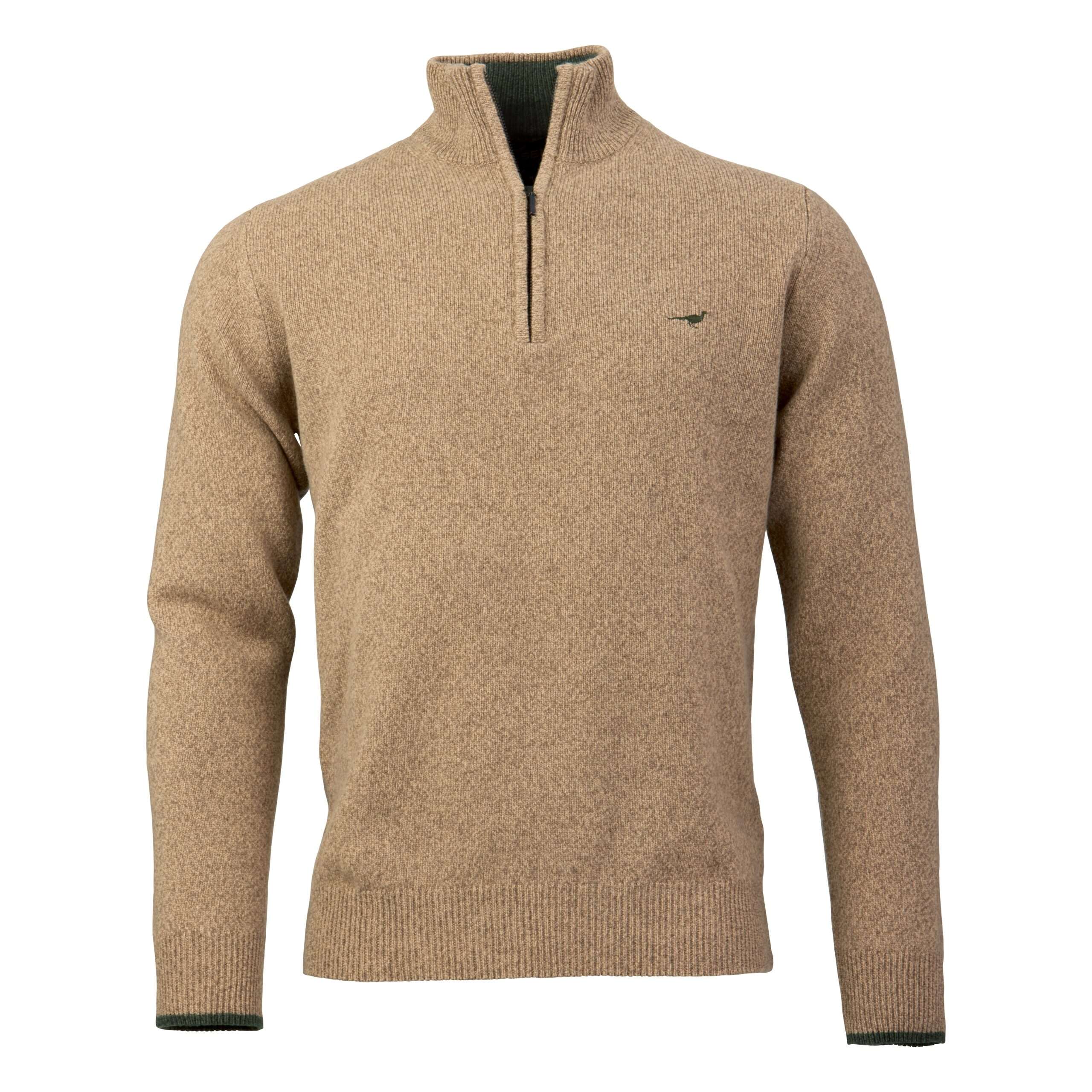 Laksen Sporting <br> Brompton Zip Neck Camel