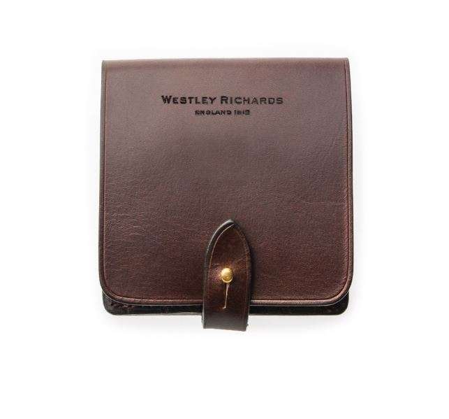 Westley Richards 5RD Closed Ammu Belt Wallet Dark Tan