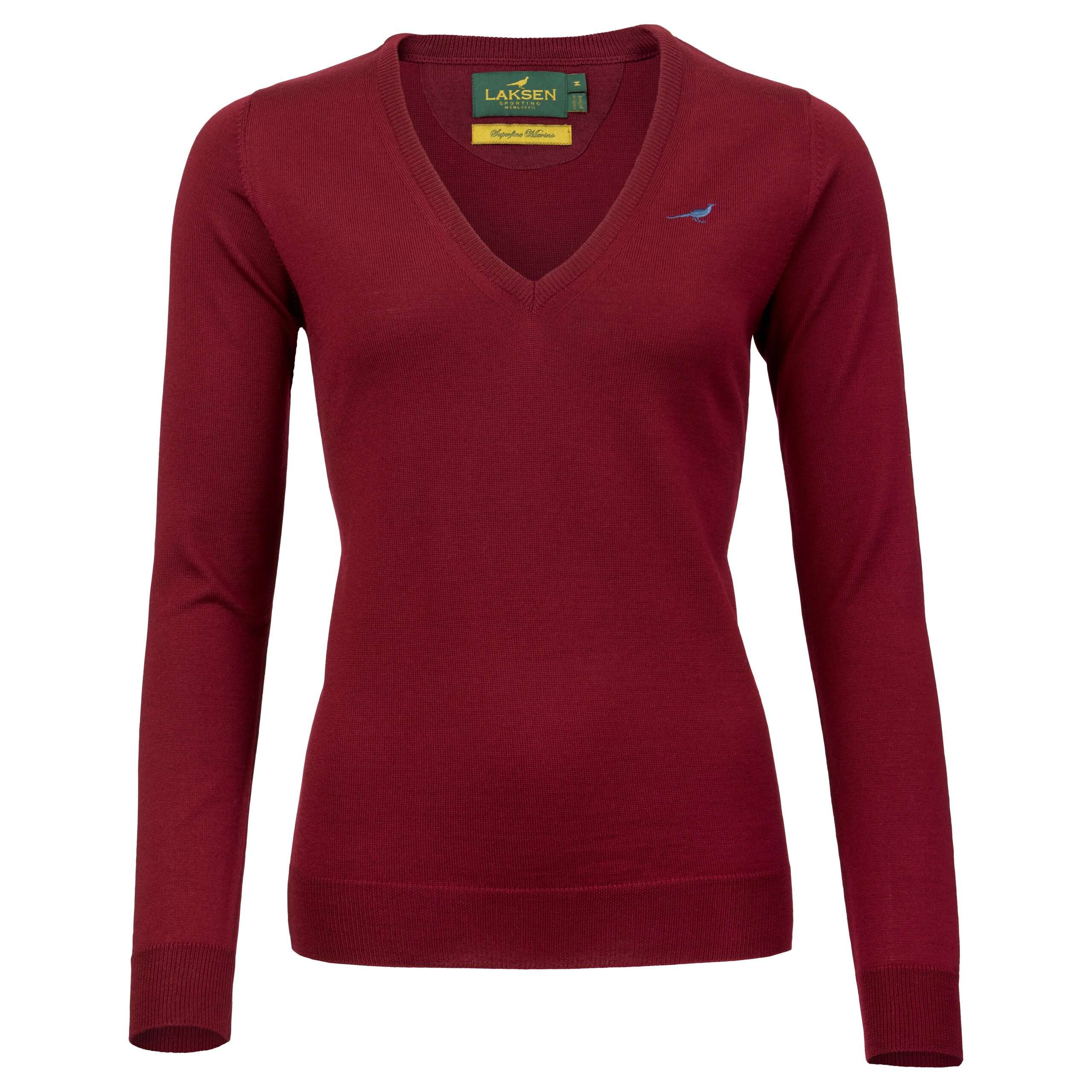 Laksen Sporting <br> Camilla V-Neck Bordeaux