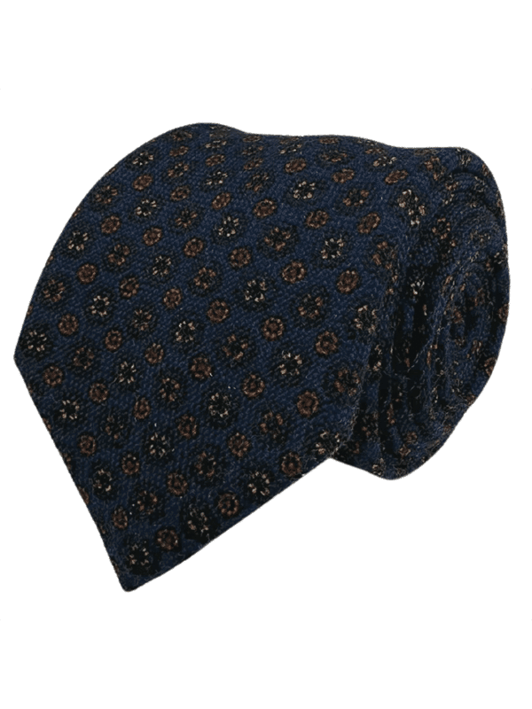 Portia Navy Wool Tie