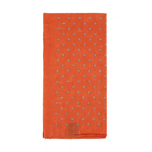 House Of Amanda Christensen <br> Bandana Orange Flower - Image 3