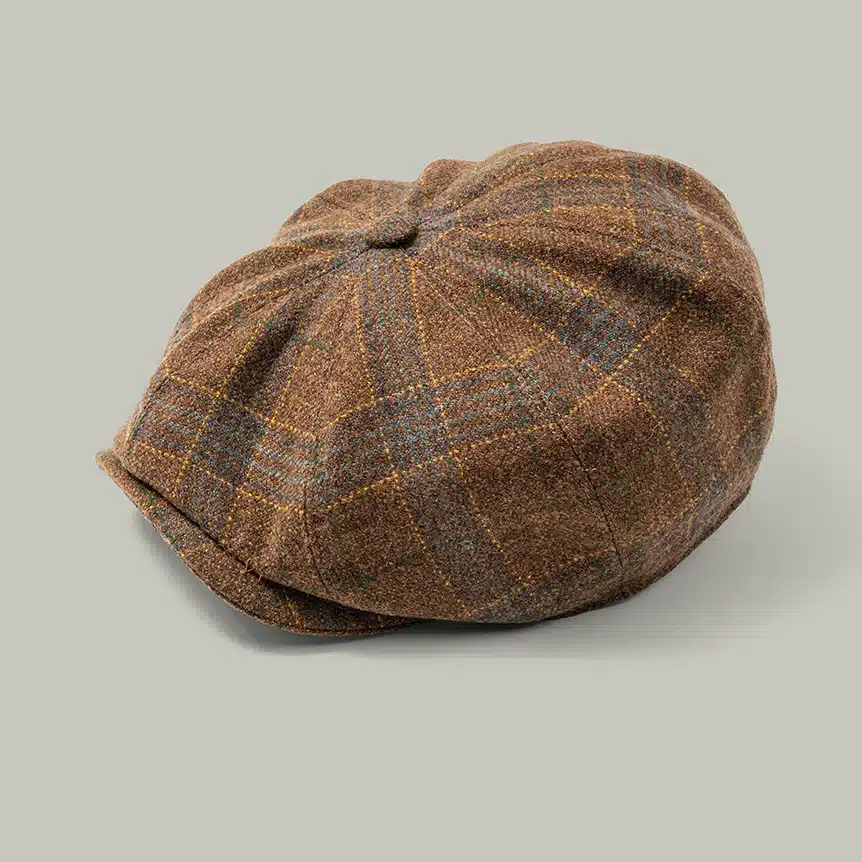 H&H <br> Harrow Tweed Panel Cap - House Tweed
