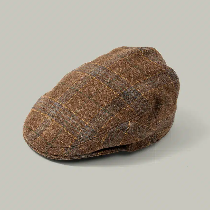 H&H <br> Northwood Tweed Flat Cap - House Tweed