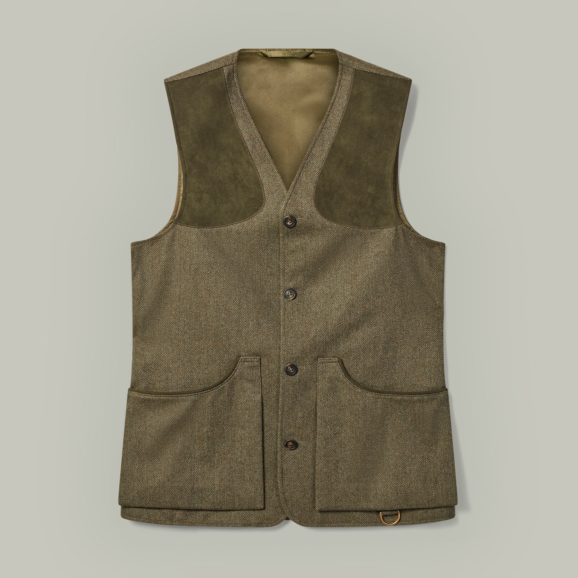 H&H <br> Northwood Tweed Shooting Vest - Holly