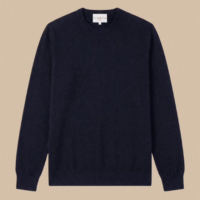 G&G The Cashmere Crewneck Navy Blue